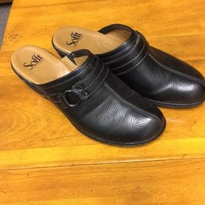 🌈SALE🌈Soft Black Leather Clog 8.5 M